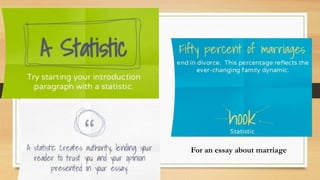 For an essay about marriage
 