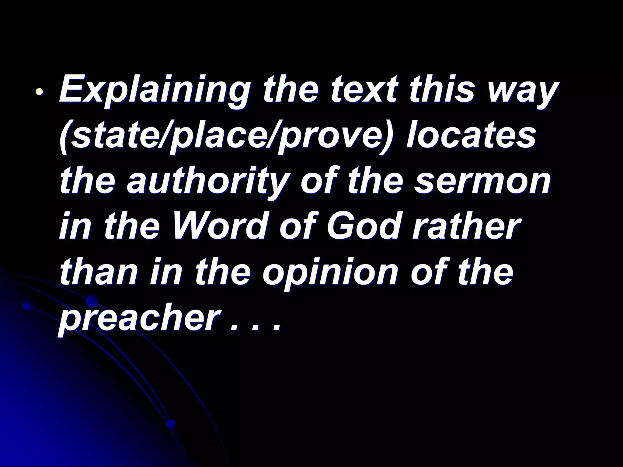 Expository Preaching, Lecture 3 (How, Part 2)