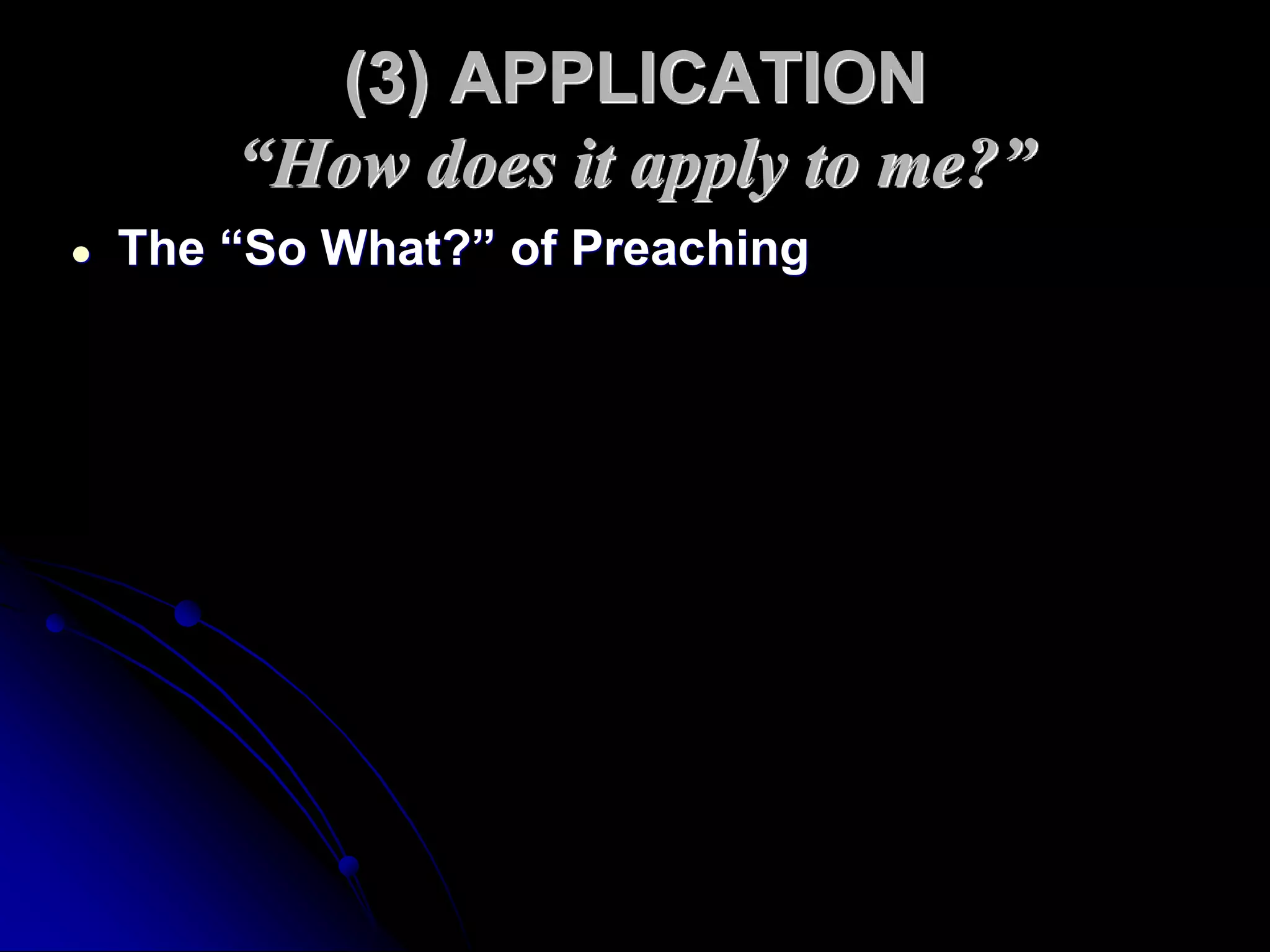 Expository Preaching, Lecture 3 (How, Part 2)