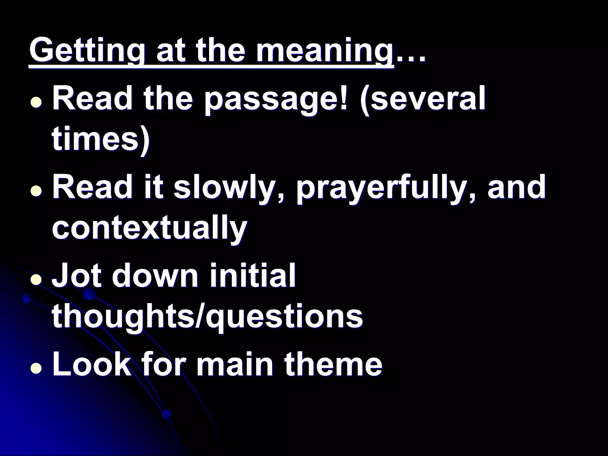 Expository Preaching, Lecture 3 (How, Part 2)