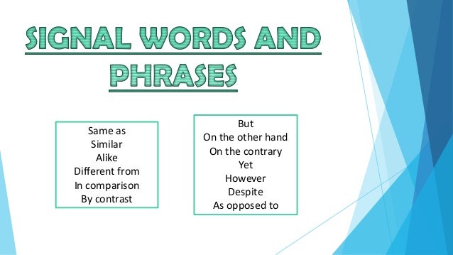 expository text compare and contrast