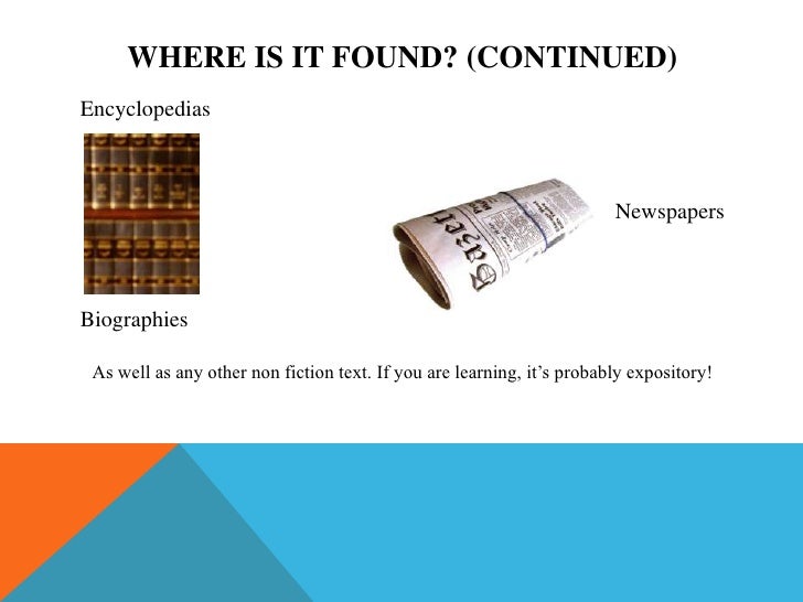 what is expository text