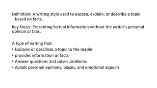 Mastering Expository Writing: Techniques, Types, and Structure for ...