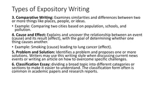 Mastering Expository Writing: Techniques, Types, and Structure for ...