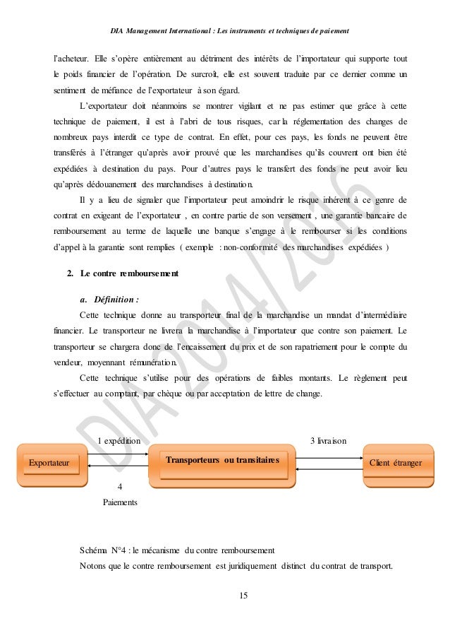 Les Instruments Et Techniques De Paiement