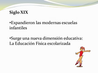 Siglo XIXExpandieron las modernas escuelas infantiles