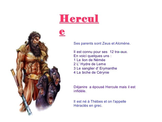 Exposés mythologie