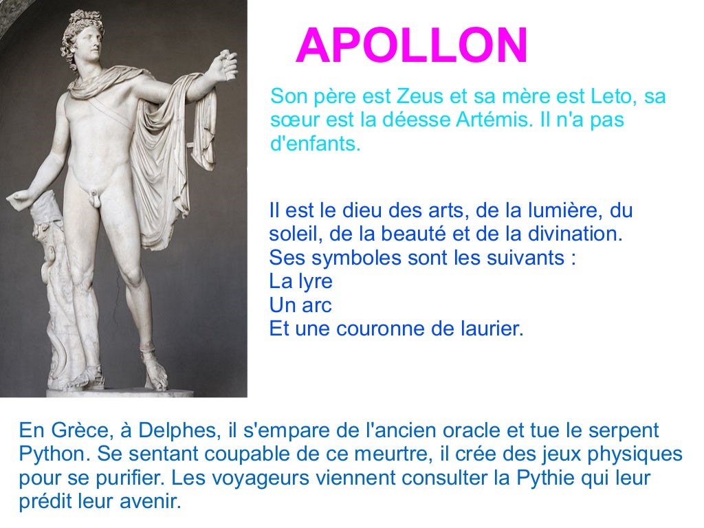 Exposés mythologie
