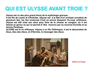 ACHILLE PENDANT LA GUERRE DE TROIE Achille est le meilleure guerrier de la guerre de Troie.  Il refuse de se battre à cause d'une dispute avec Agamemnon et son ami Patrocle a la permission de prendre sa place.  
