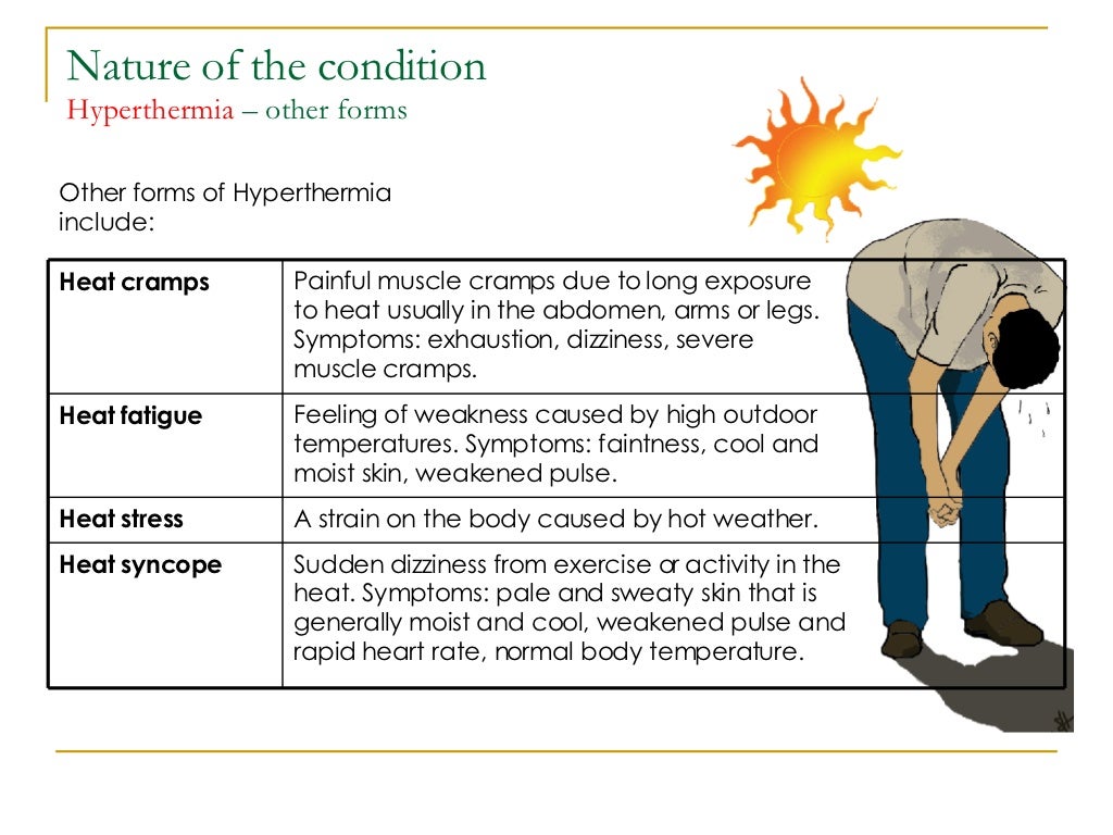 Exposure To Heat And Cold