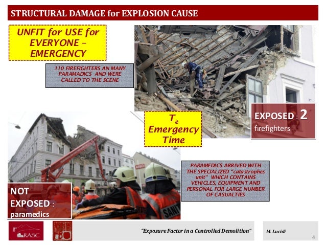Exposure Factor In A Controlled Demolition Eng Marco Lucidi
