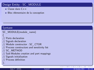 Systemc Module SystemC | PDF