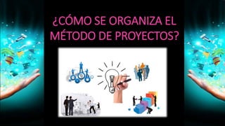 ¿CÓMO SE ORGANIZA EL
MÉTODO DE PROYECTOS?
 