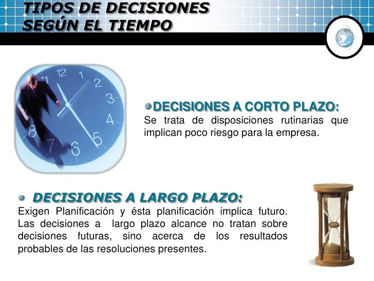 Que Son Las Decisiones A Corto Plazo – NFFO