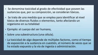 Expo toxixidad ambiental