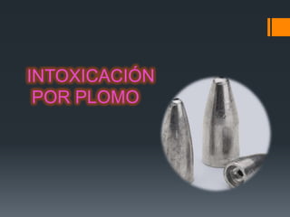 INTOXICACIÓN
 POR PLOMO
 