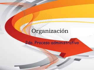 Organización
2do. Proceso administrativo
 