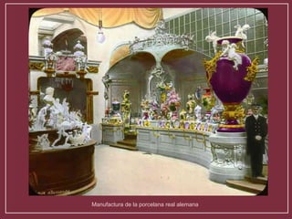 Man ufactura de la porcelana real alemana 
 