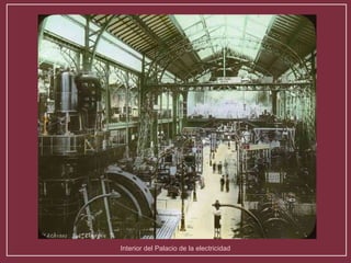 In terior del Palacio de la electricidad 
 