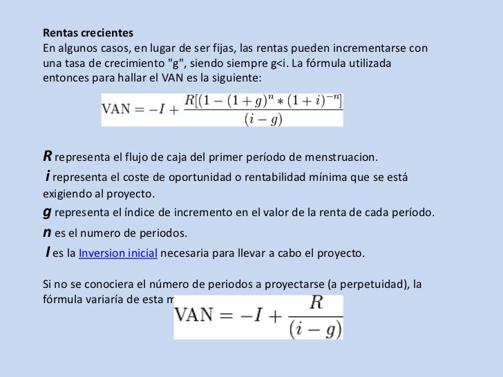 valor actual neto valor actual neto