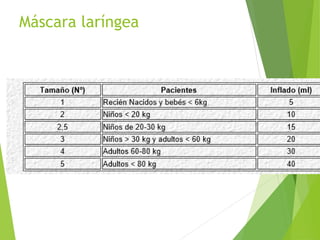 Máscara laríngea
 