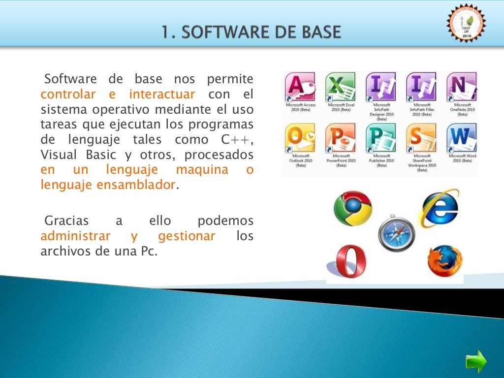 software de base