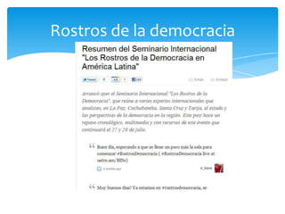 Rostros de la democracia
 