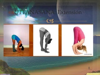 UTTANASANA: Extensión



 