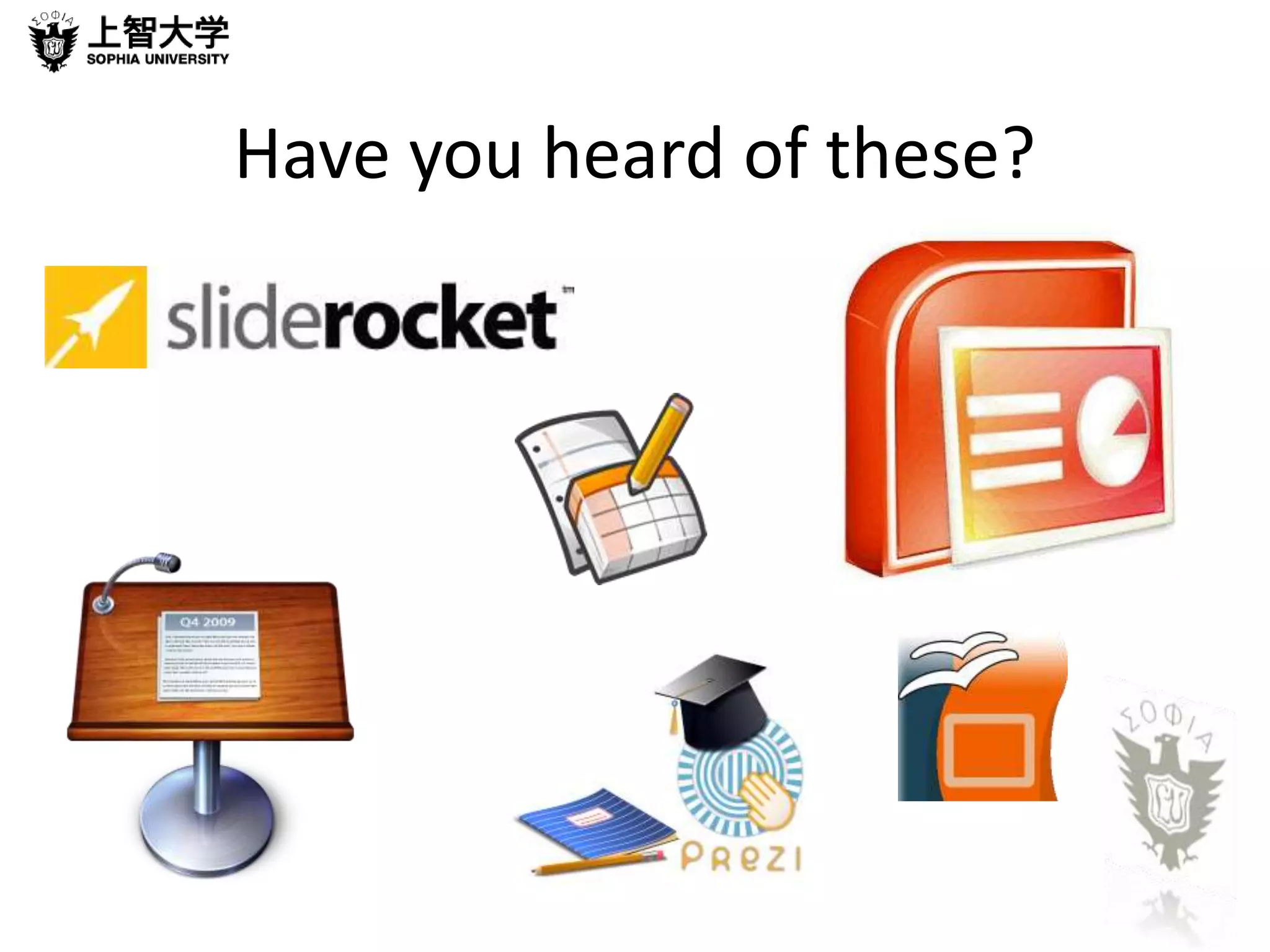 Have you heard of these? 
 