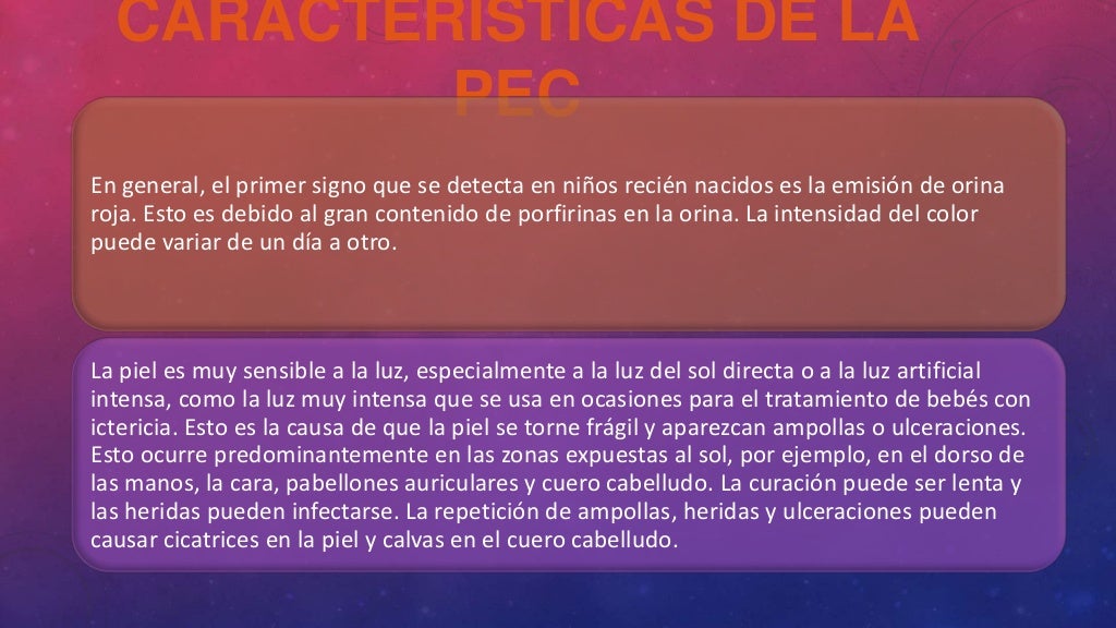 Porfiria Eritropoyética Congénita
