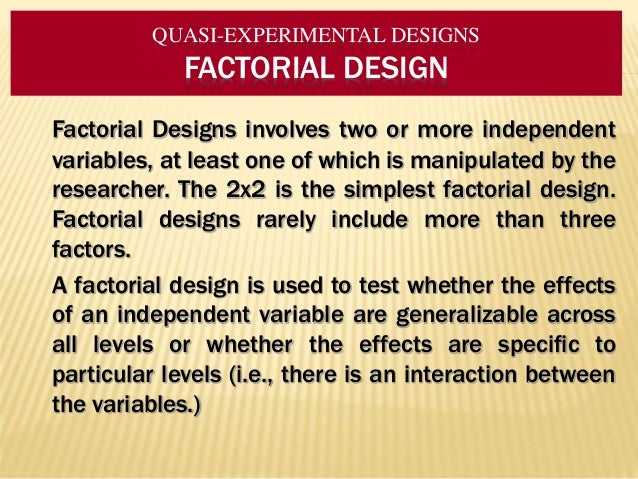 Experimental Research Designs Ltst Ppt