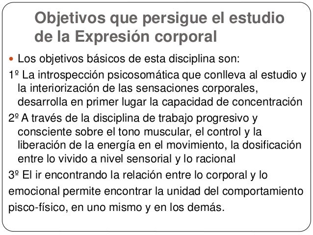 Expresión corporal