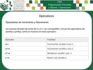 Expresiones | PPTX