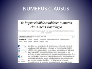 NUMERUS CLAUSUS
 