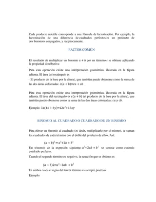 Expresiones algebraicas