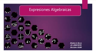 Expresiones Algebraicas
DAIRELYS SILVA
CI: 29957079
SECCIÓN: 0100
 