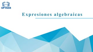 Expresiones algebraicas
 
