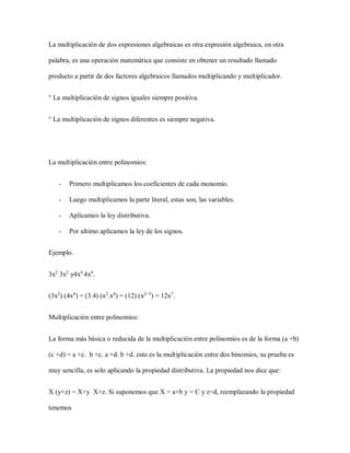 Expresiones algebraicas sc0101