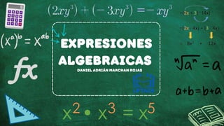 Expresiones
Algebraicas
Daniel Adrián Marchan rojas
 