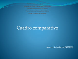 Cuadro comparativo
Alumno: Luis García 24792633
 