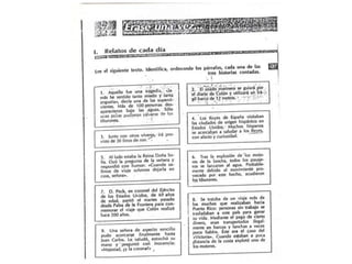 Expresion escrita narracion