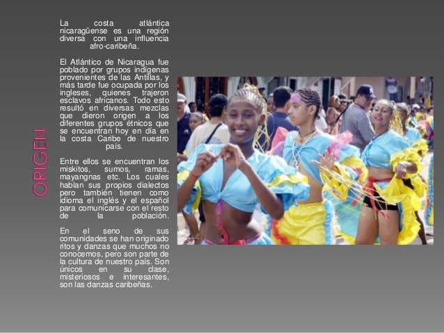 Expresiones Culturales Danzarias Del Caribe Nicaraguense