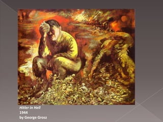 Hitler in Hell
1944
by George Grosz
 