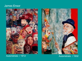 Autorretrato / 1932
James Ensor
Autorretrato / 1912
 