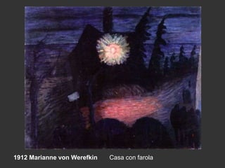 1912 Marianne von Werefkin Casa con farola
 