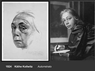 1924 Käthe Kollwitz Autorretrato
 