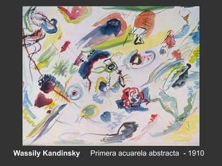 Wassily Kandinsky Primera acuarela abstracta - 1910
 