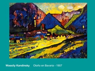 Wassily Kandinsky  Otoño en Bavaria - 1907 