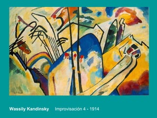 Wassily Kandinsky  Improvisación 4 - 1914 