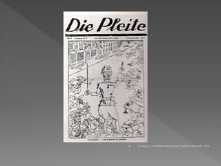  G.Grosz y J. Heartfield. Bancarrota. Portada de revista. 1919 
 